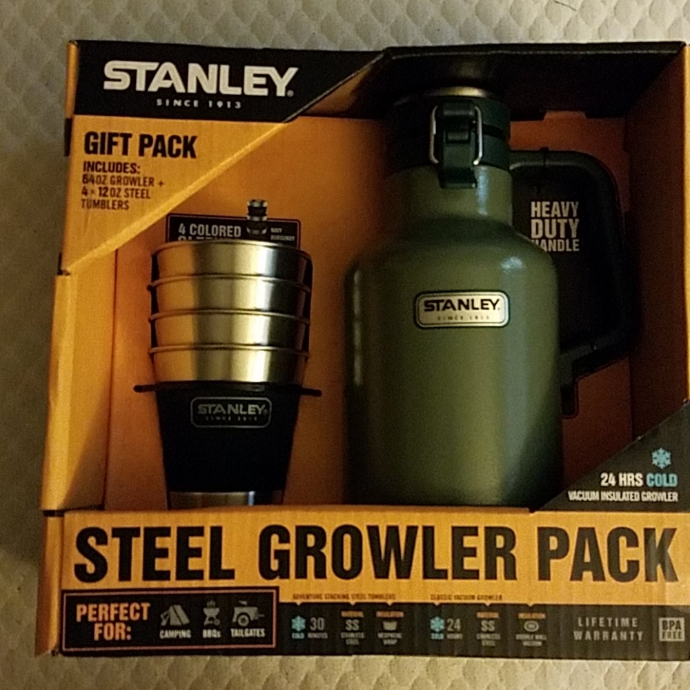 Steel growler pack